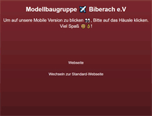 Tablet Screenshot of mbg-biberach.de